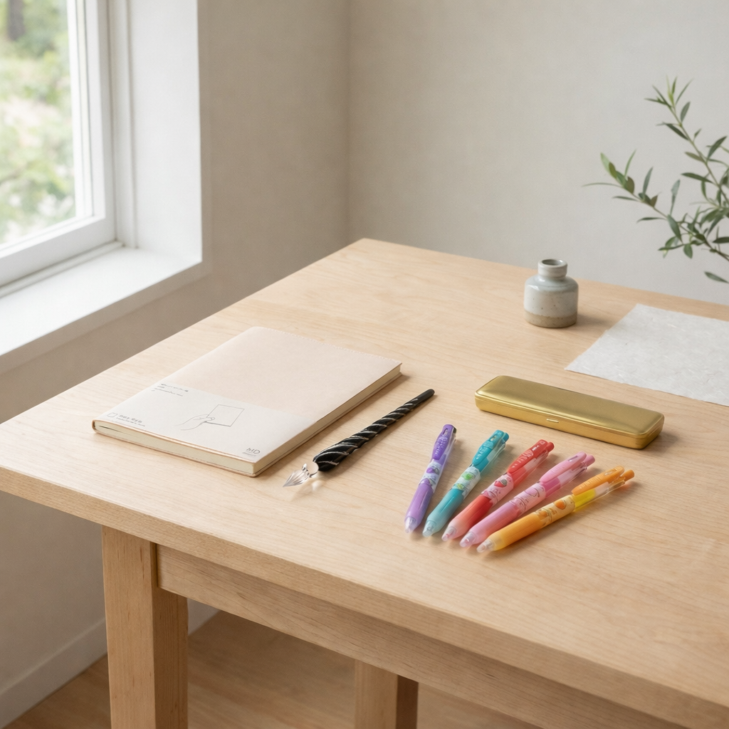 Japanese Stationery Ritual – Writing & Journal Set