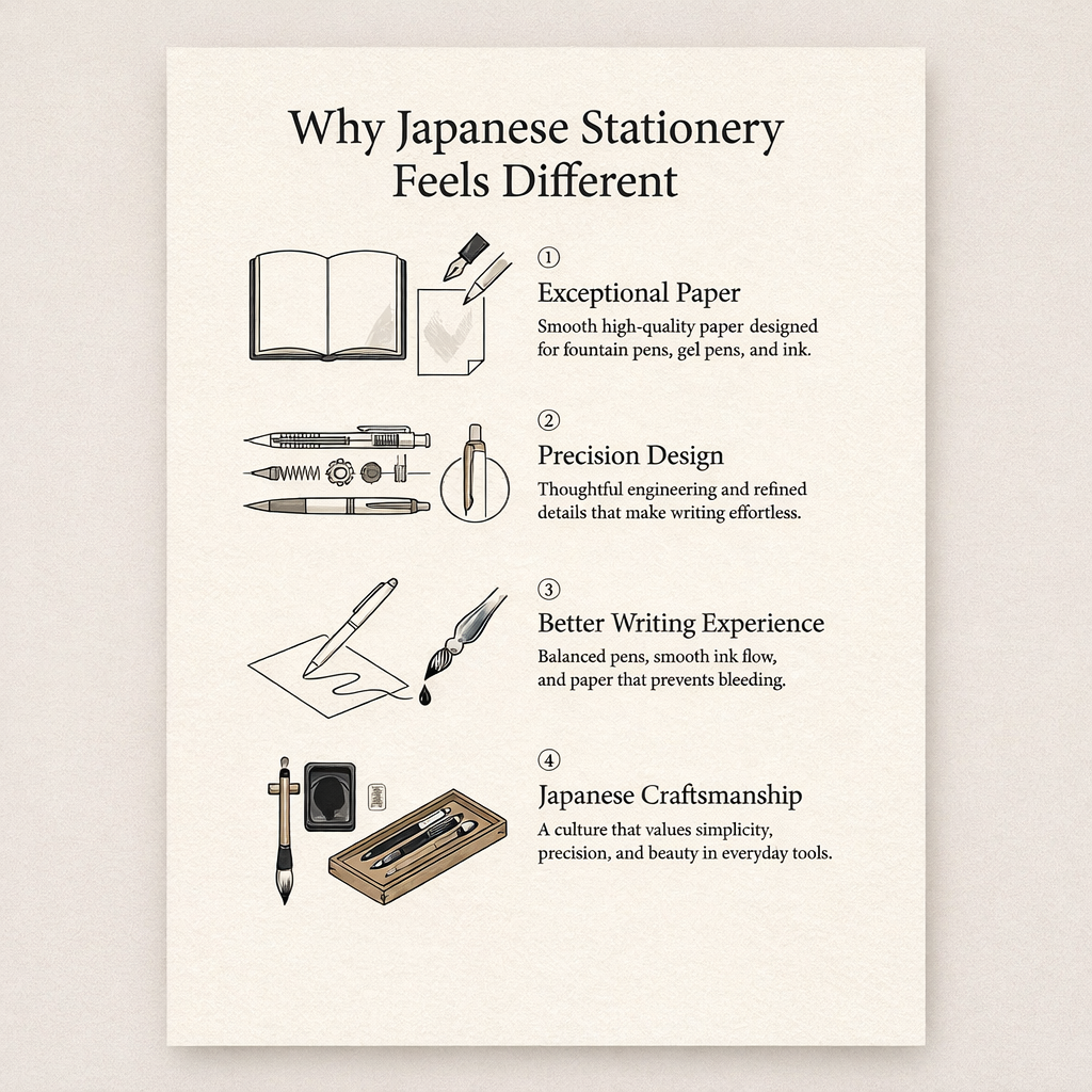 Japanese Stationery Ritual – Writing & Journal Set