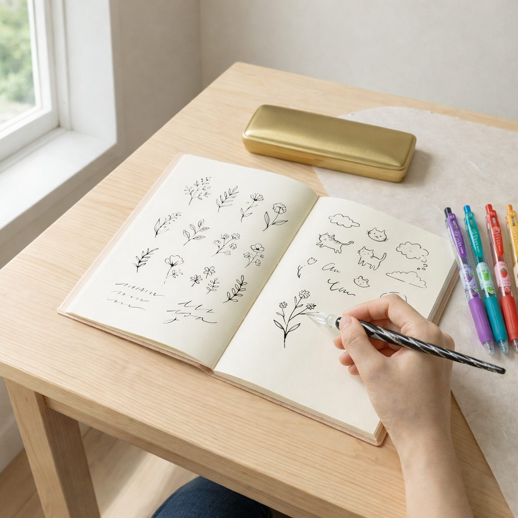 Japanese Stationery Ritual – Writing & Journal Set